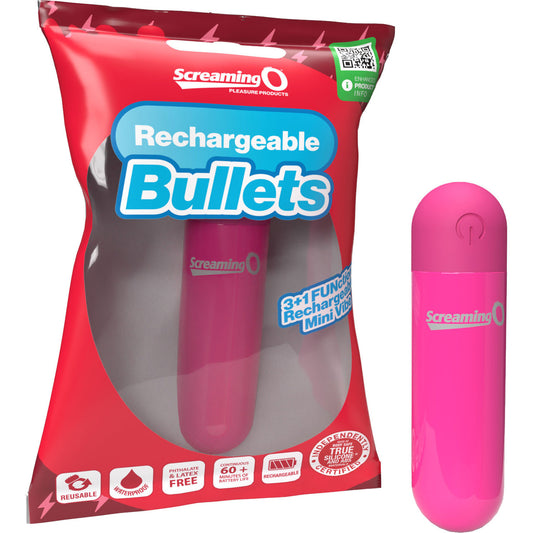 Screaming O Rechargeable Bullet - Pink