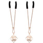 Brat Pearl Nipple Clips - Rose Gold