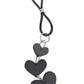 Heart Nipple Ties - Black