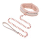 Peaches ‘N Creame Fur Collar and Leash - Pink