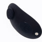 Hidden Pocket Strap on With Remote Control  Vibrator - Black