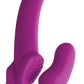 Evoke Vibrating Strapless Silicone Strap-on Dildo