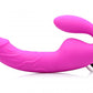 Royal Rider Vibrating Strapless Strap- on Dildo - Pink