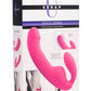 Royal Rider Vibrating Strapless Strap- on Dildo - Pink