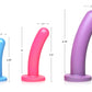 Triple Peg 28x Vibrating Silicone Dildo Set With Remote