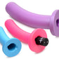 Triple Peg 28x Vibrating Silicone Dildo Set With Remote