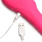 Mighty-Thrust Thrusting and Vibrating Strapless  Strap-on With Remote  - Pink