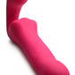 Mighty-Thrust Thrusting and Vibrating Strapless  Strap-on With Remote  - Pink