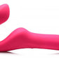 Mighty-Thrust Thrusting and Vibrating Strapless  Strap-on With Remote  - Pink