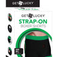 Get Lucky Strap on Boxer Shorts - Medium/large -  Black/green