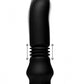 Thunder Plugs Silicone Vibrating and Thrusting Plug - Black