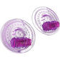 Razzles Vibrating Nipple Pads - Purple