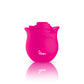 Zen Rose - Hot Pink - Handheld Rose Clitoral and Nipple Stimulator