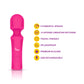 Mighty Muse - Hot Pink - Powerful  Personal Wand - Massager