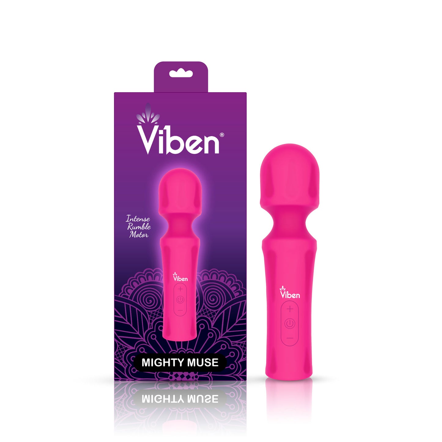 Mighty Muse - Hot Pink - Powerful  Personal Wand - Massager