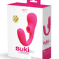 Suki Plus Rechargeable Dual Sonic Vibe - Foxy Pink