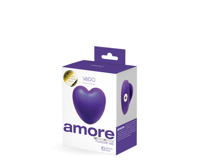 Amore Rechargeable Pleasure Vibe - Purple