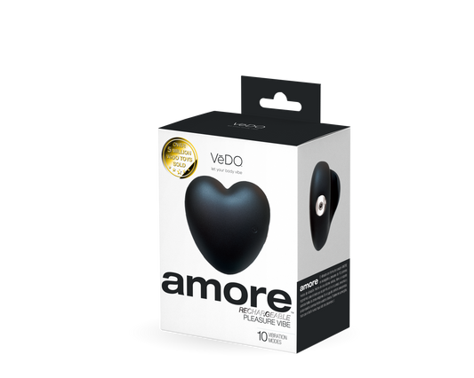 Amore Rechargeable Pleasure Vibe - Black