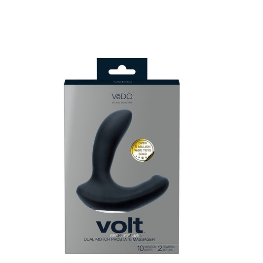 Volt Rechargeable Prostate Vibe - Black