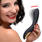 7x Bendable Silicone Vibrator - Black