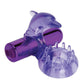 Bodywand Rechargeable Dolphin Ring With Ticklers - Purple