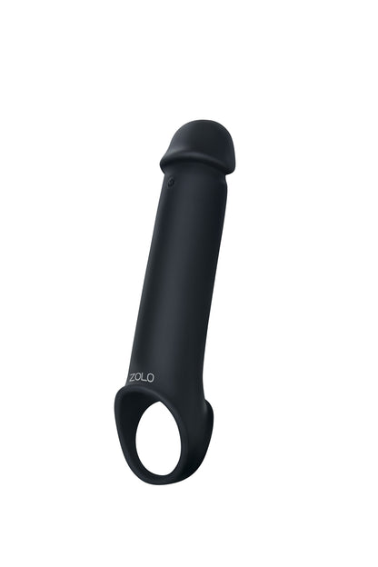 Zolo Vibrating Penis Extender - Black