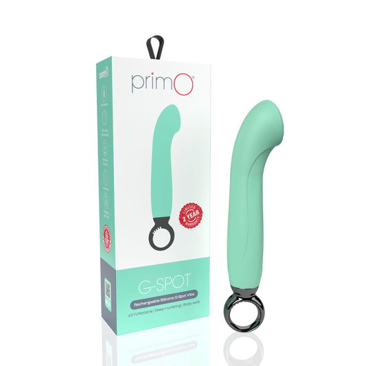 Primo G-Spot Rechargeable Vibrator - Kiwi