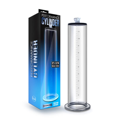 Performance – 12 Inch X 2.5 Inch Penis Pump  Cylinder – Clear