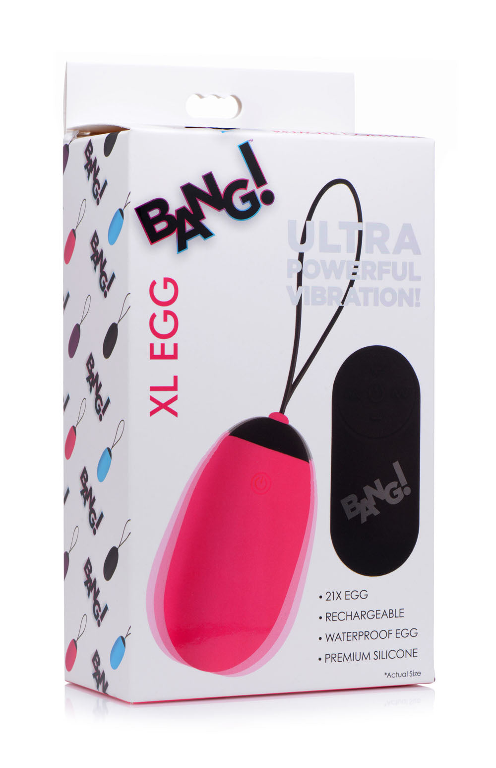 Bang XL Silicone Vibrating Egg - Pink