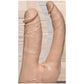 Vac-U-Lock Double Penetrator - White