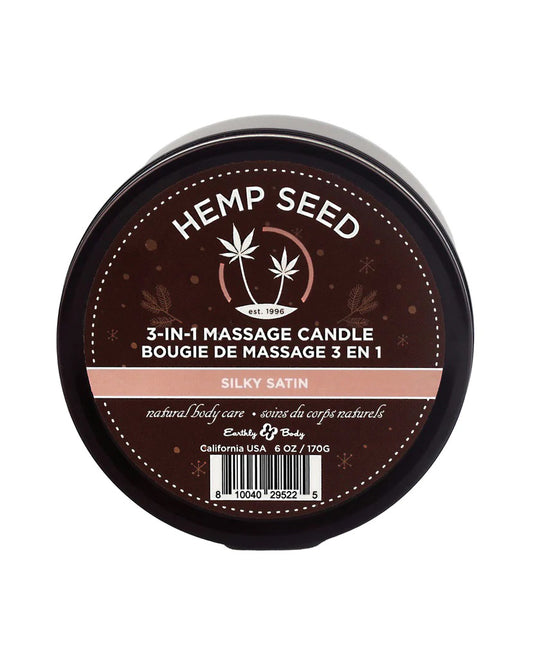 3-in-1 Massage Candle - 6 Oz. - Silky Satin