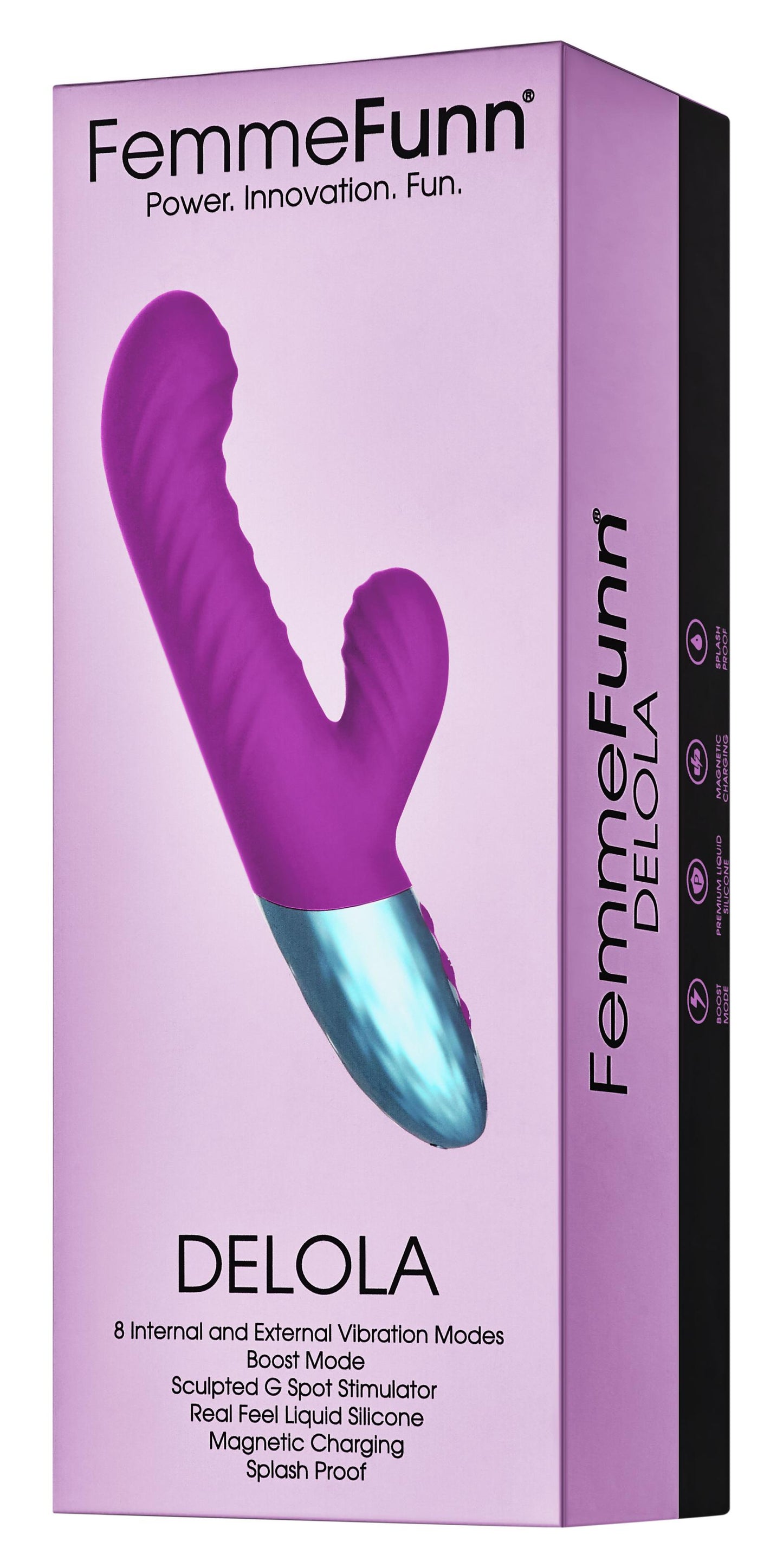 Delola Liquid Silicone Rabbit - Purple