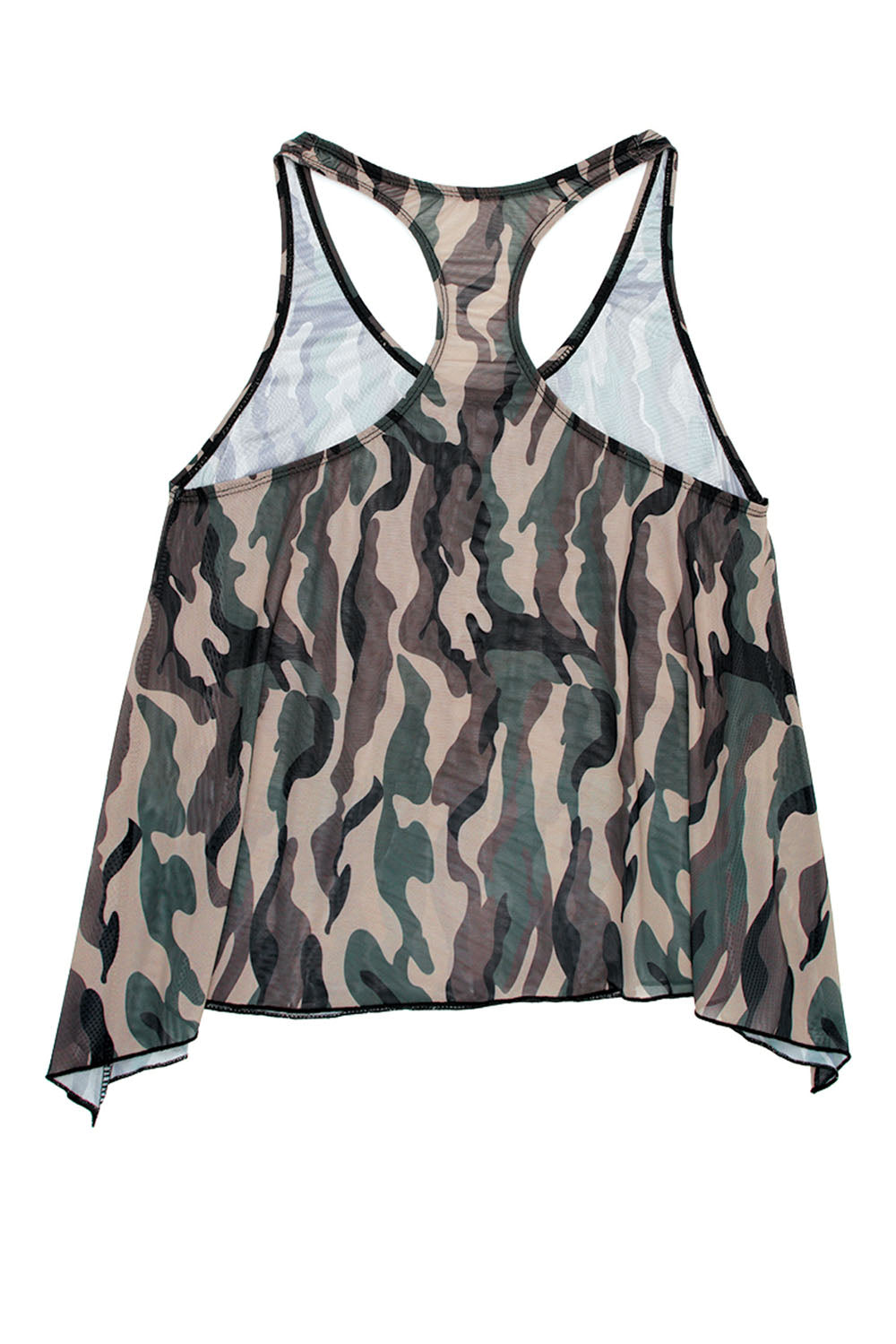 Savage Af Swing Top - Forest Camo - S-m