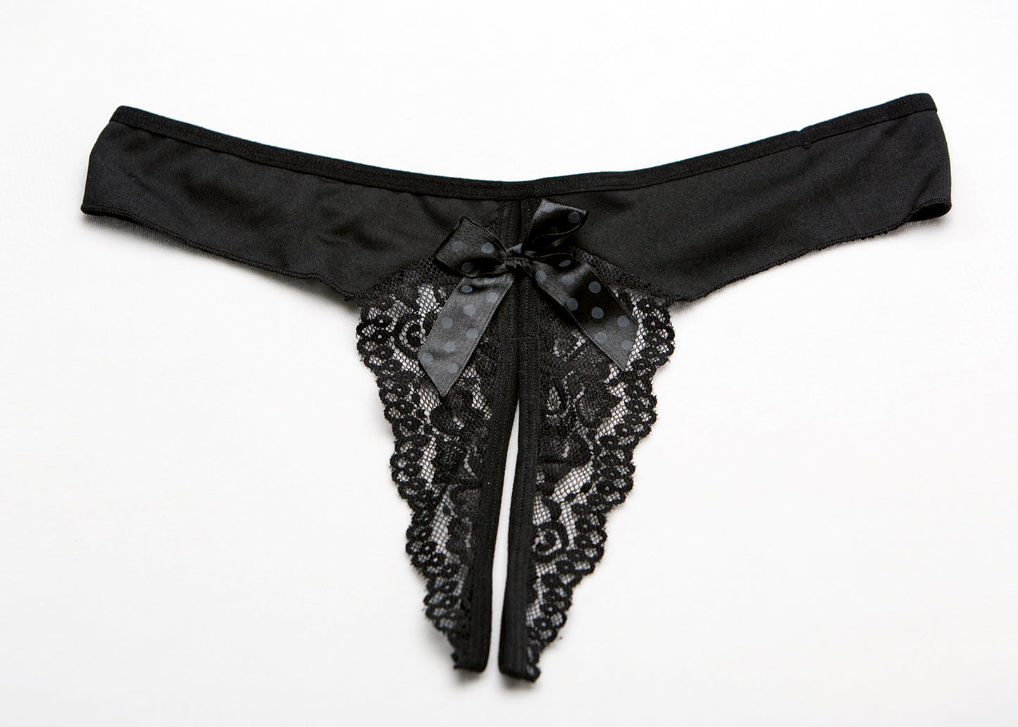 Panty Spandex W-box Accent Black - Os