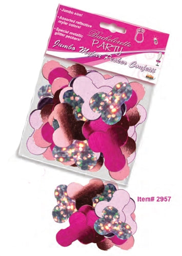 Jumbo Mylar Pecker Party Confetti