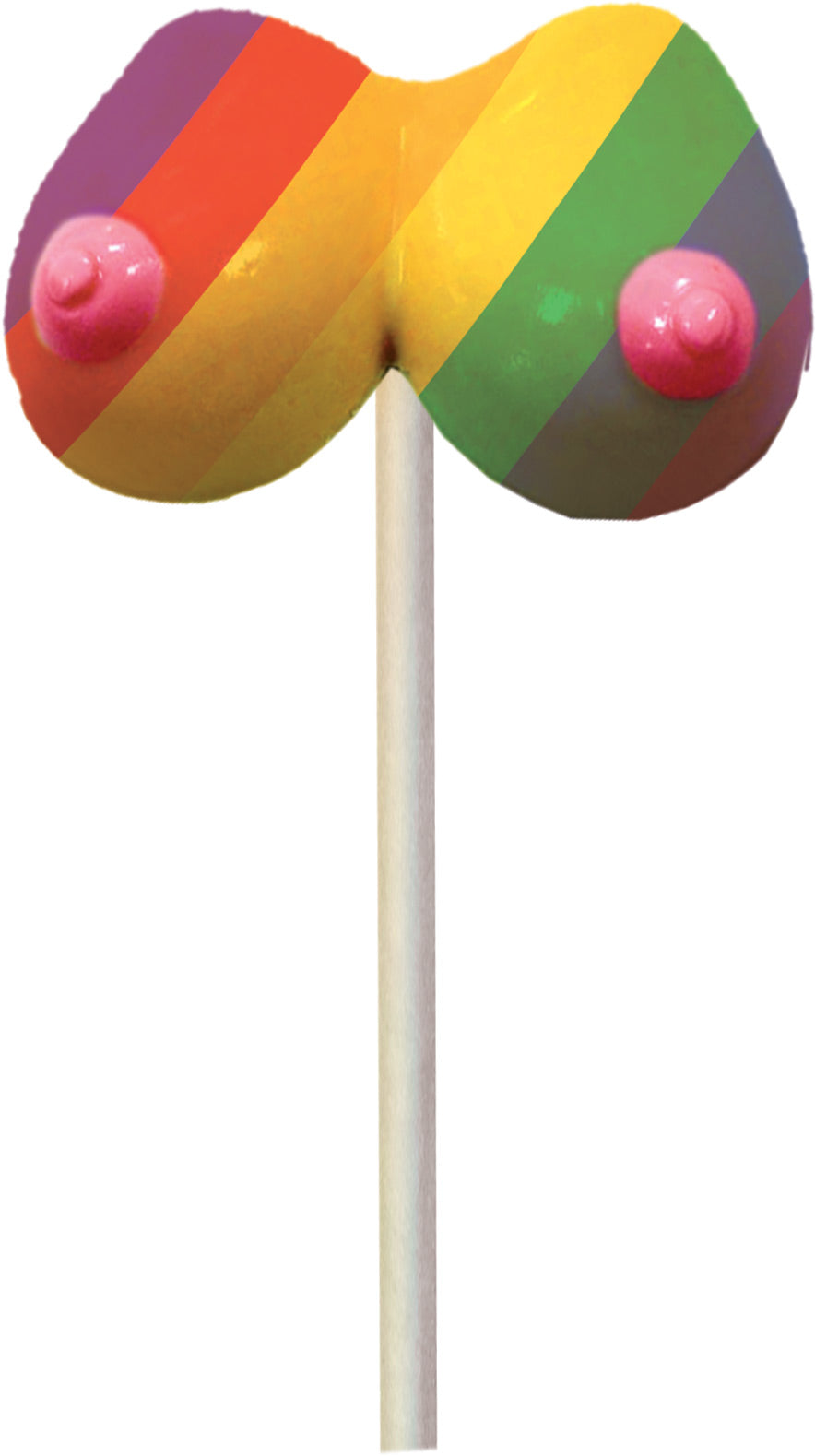 Rainbow Boobie Pops - 1.48 Oz.