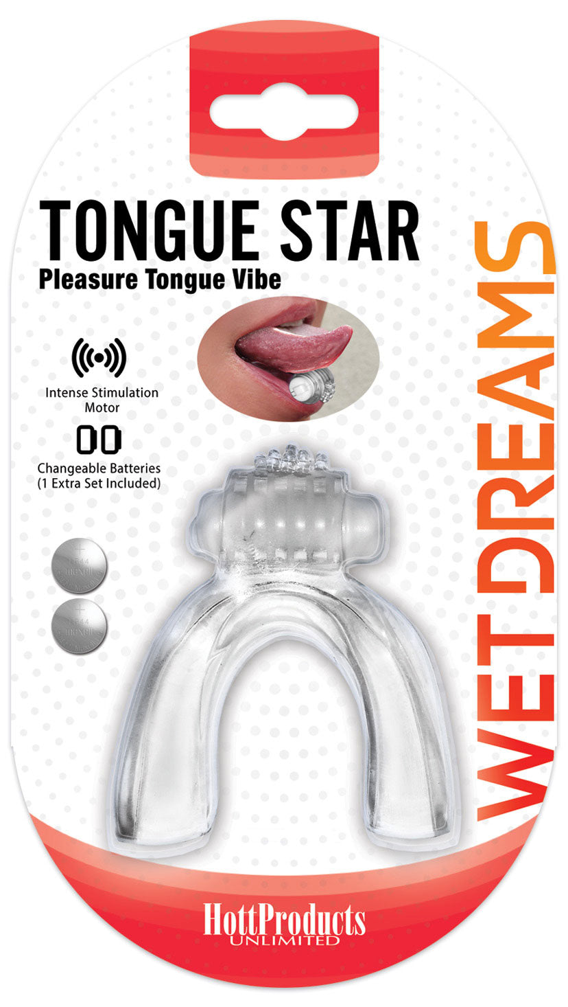 Wet Dreams Tongue Star - Clear