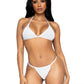 2 Pc Tempest Bikini Set - White- One Size