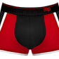 Retro Sport Panel Short - Small - Black- Red