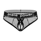 Cock Pit Net Cock Ring Thong - L- XL - Black