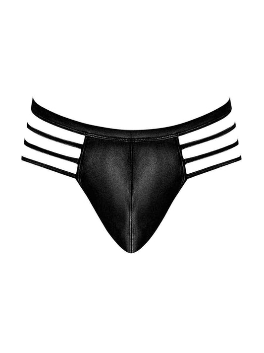 Cage Matte Cage Thong - L- XL - Black