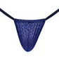 Diamond Mesh Posing Strap - One Size - Navy
