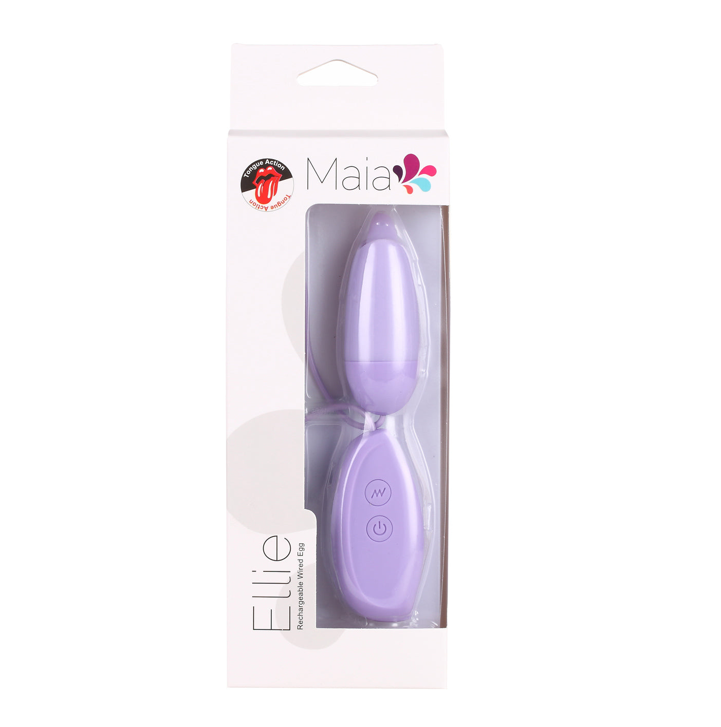 Ellie Wired Bullet Vibrator - Purple