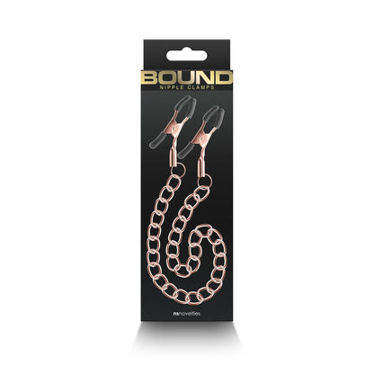 Bound - Nipple Clamps - Dc2 - Rose Gold