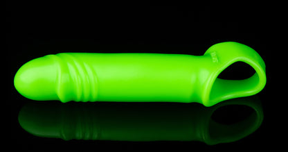 Smooth Stretchy Penis Sleeve - Glow in the Dark