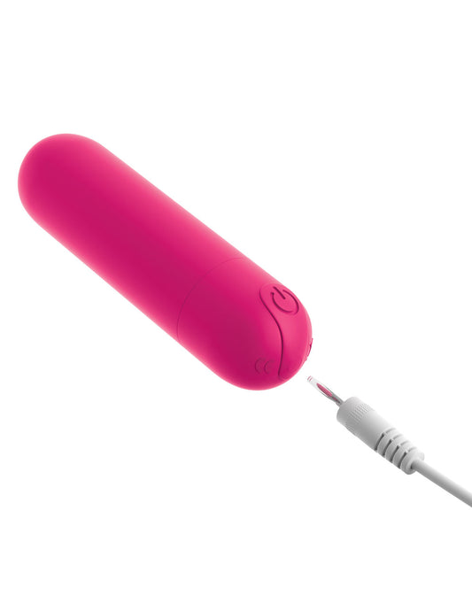 Omg! Bullets Play Rechargeable Vibrating Bullet - Fuschia