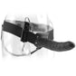 Fetish Fantasy Series 8-Inch Vibrating Hollow Strap-on - Black