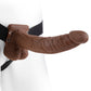 Fetish Fantasy Series 9-Inch Hollow Strap-on With Balls - Brown