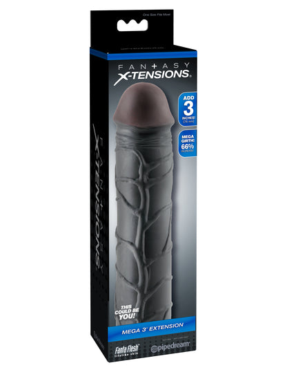 Fantasy X-Tension Mega 3-Inch Extension - Black