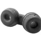 Silaskin Cock & Ball Ring and Stretcher - Black